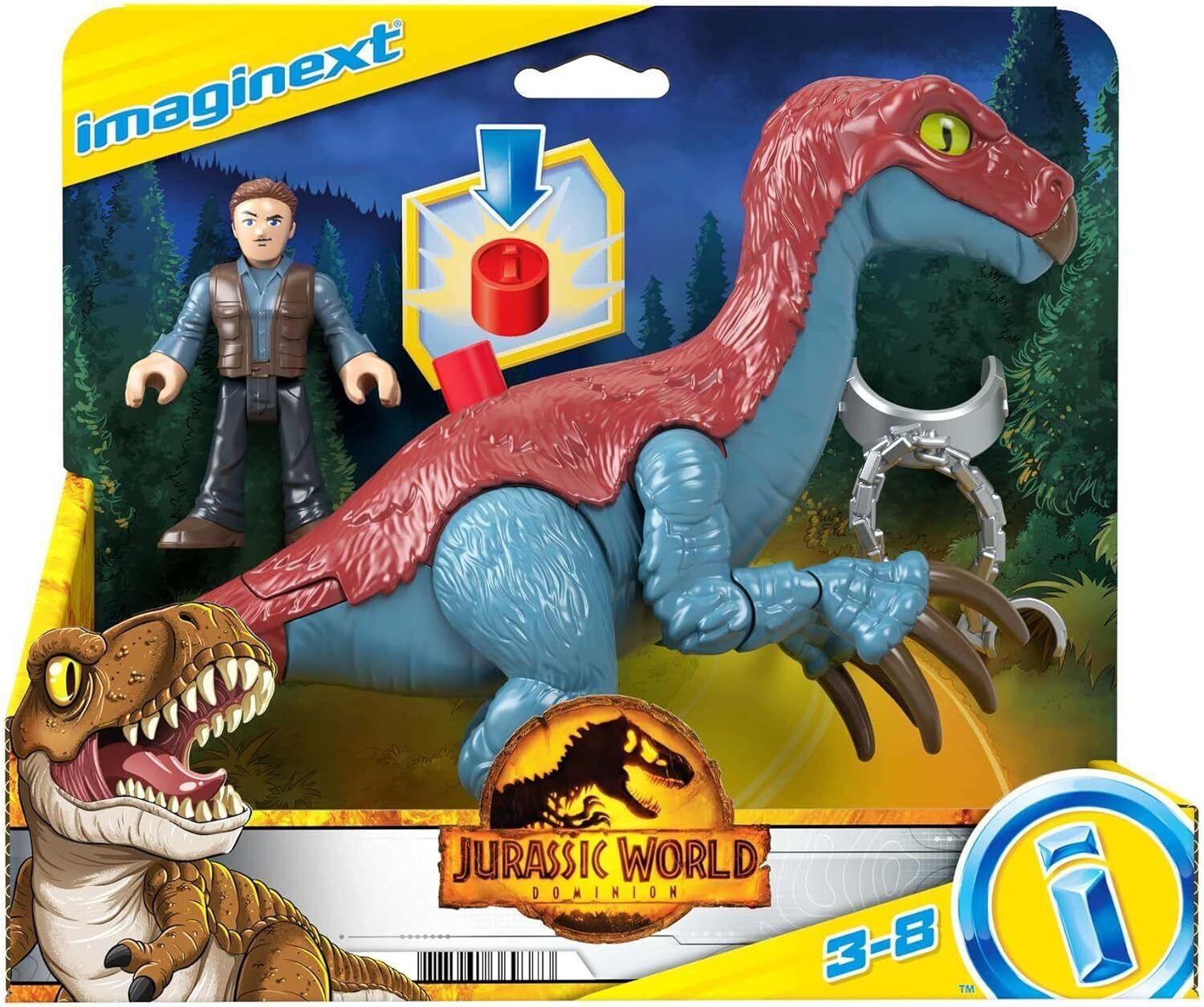 Fisher-Price Imaginext Jurassic World Dominion Dinosaur Stegosaurus Grady Dino New Toy