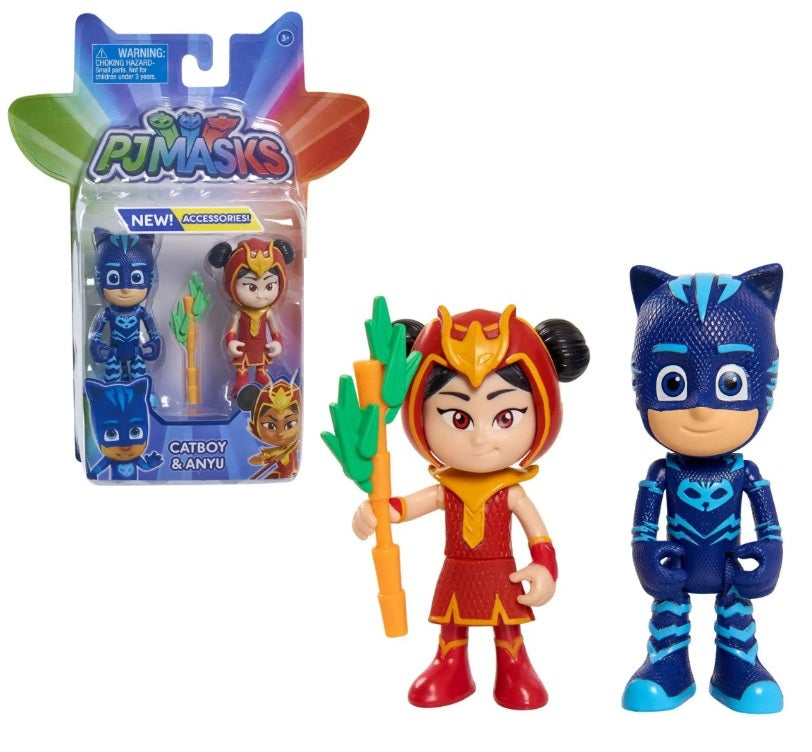 PJ Masks Hero vs Villain 2-Pack catboy & Anyu figures toy set