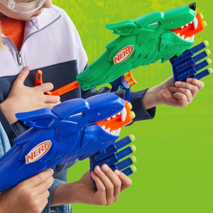NERF Wild Wolfpack Dual Dart Blaster Set Kids – Easy Load, Lightweight, Ages 6+