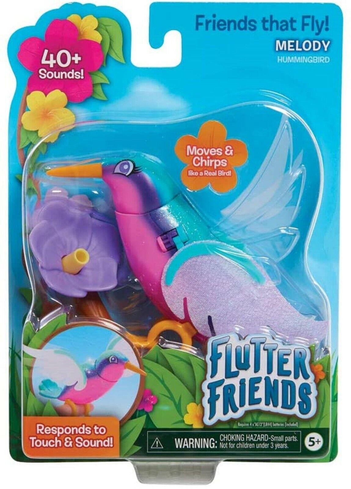 Flutter Friends Melody Electronic Pet Hummingbird Ages 5+ Toy Bird Live Pets