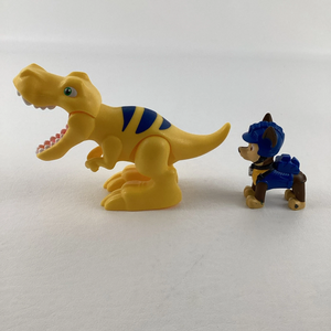 PAW Patrol Dino Rescue Chase Hero Pup with T-Rex & Surprise Dinosaur Toy Set 3+