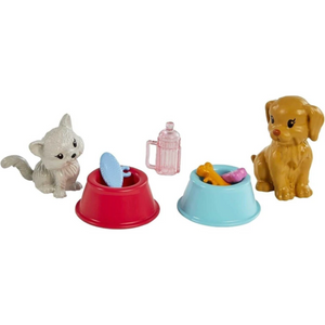 Barbie Chelsea Doll and Accessories Pet Vet Playset Doll 4 Animals 18 Pieces Fun