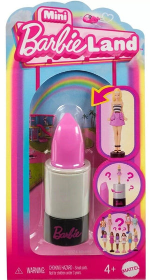 Barbie Mini BarbieLand 1.5-inch Doll in Lipstick Tube Surprise Reveal New Toy