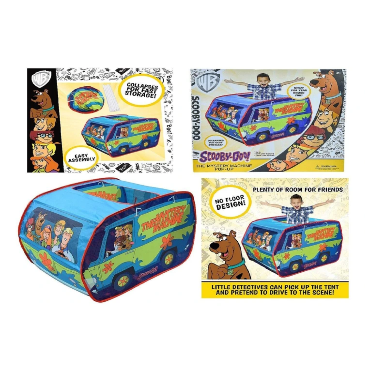WB Scooby DOO Mistery Machine Pop Up tent
