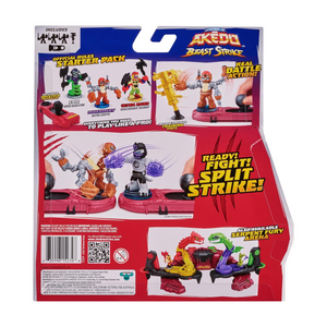 Legends of Akedo Beast Strike Claw Starter Pack 3 Warriors Controller Age 6+