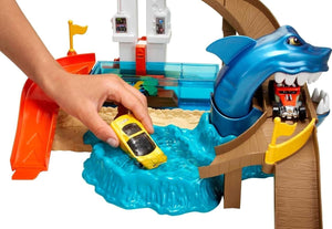 Hot Wheels Color Shifters Sharkport Showdown Ages 4+ New Toy Water Race Track