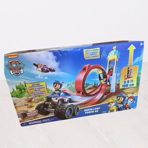 Paw Patrol Rescue Wheels Super Loop Tower HQ Vehicle Launch Race Track Play Gift