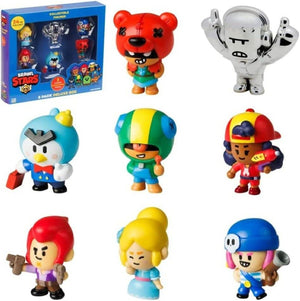 Brawl Stars 8 Pack Figures Video Game Play Ages 6+ New Toy Gift Set