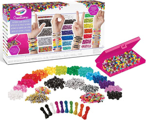 Crayola Creations DIY Bracelets Craft Set Children Chains Beads Storage Box