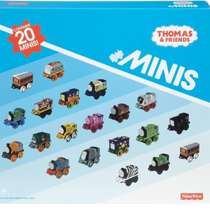 Fisher Price Thomas and Friends Minis Engines 20 Pack Ages 3+ Toy Train Car Race