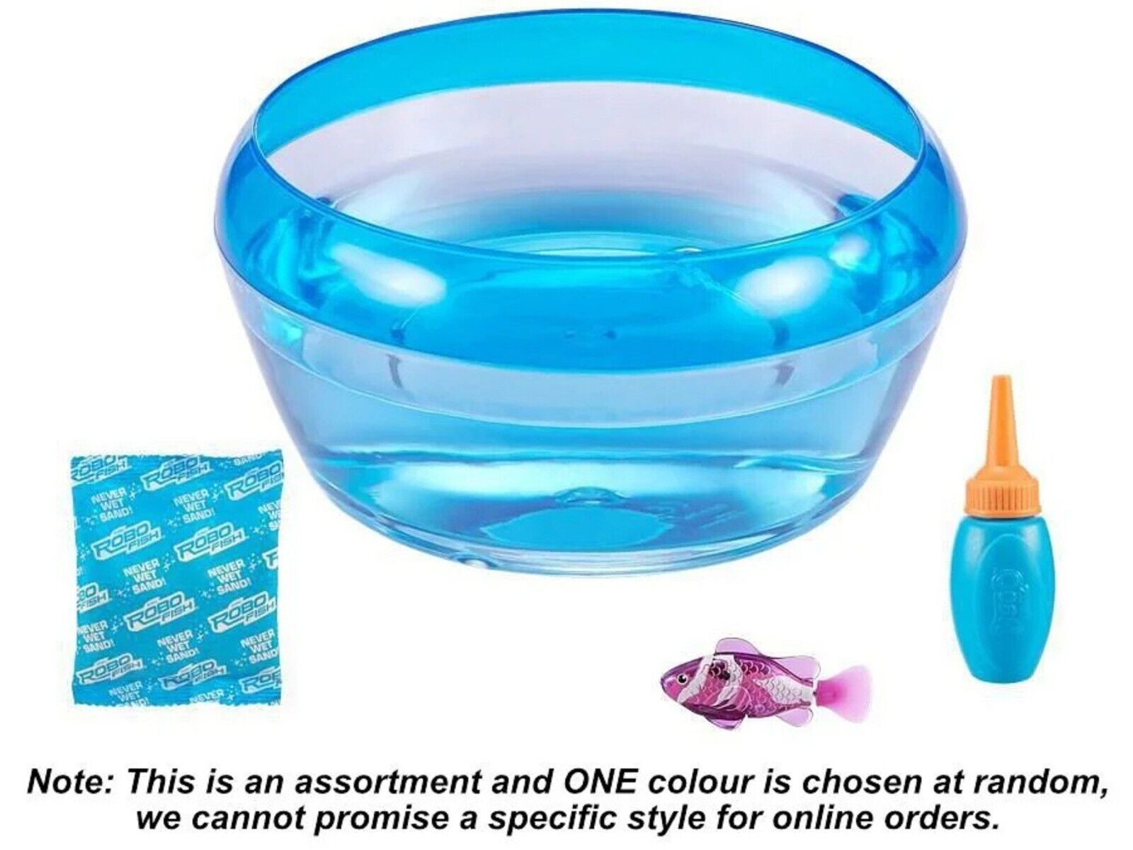 Zuru Robo Fish Swim Fish Bowl Playset Assorted Water Activated Technology Tank