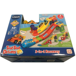 VTech Baby Toot Toot Drivers 3-in-1 Raceway Car Racing Track Ages 1+ Toy Play