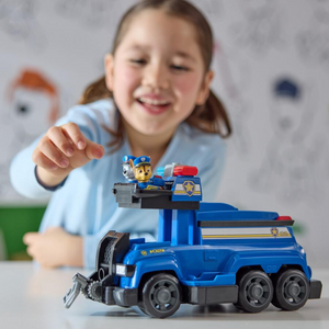 Paw Patrol Chase Team Cruiser Vehicle with 6 Pups Retractable Winch Play Action
