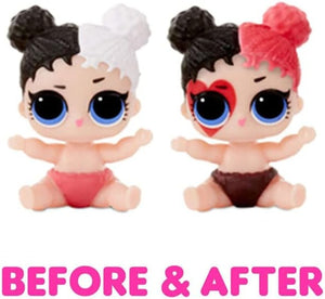 L.O.L. Surprise 2-in-1 Sister Colour Change Dolls with Pet & 10 Surprises Doll