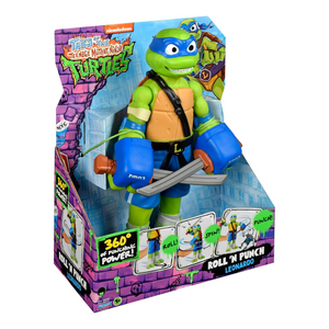 Tales of Teenage Mutant Ninja Turtles Giant Roll N Punch Leonardo Figure New Toy