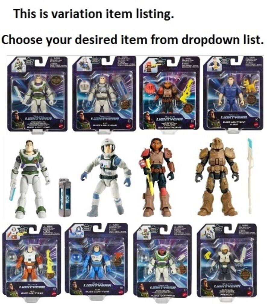 Disney Lightyear Movie 5 Inches Action Figure 12 Points Articulation Buzz Alisha