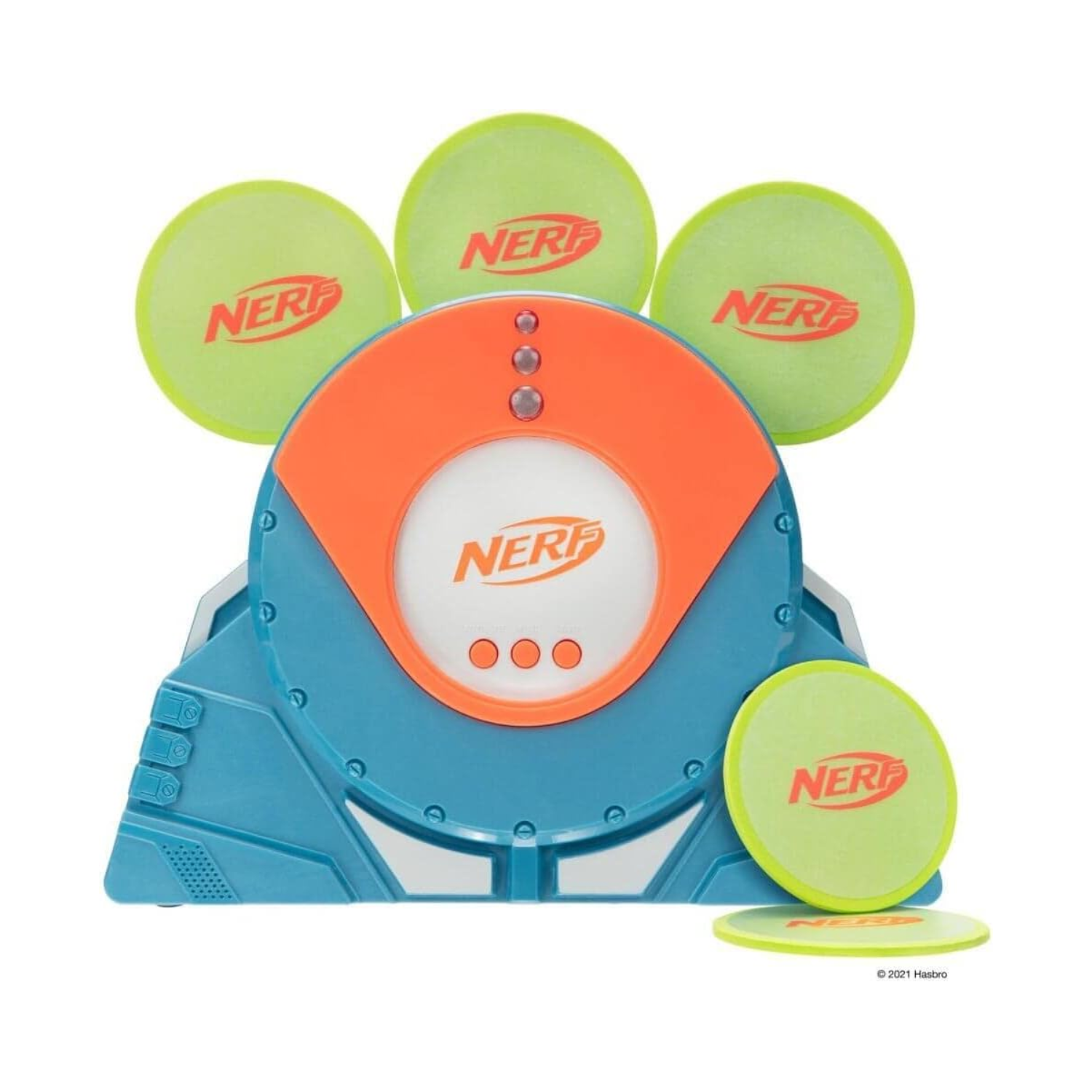 NERF Target Skeet Shooter Disc Launcher Foam Game Set Kids Ages 8+ Fun Toy