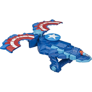 Marvel Captain America Monster Blast Shield with NERF Darts Roleplay Toy Kids 5+