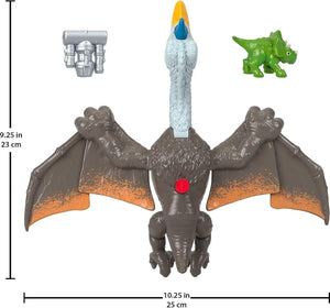 Fisher-Price Imaginext Jurassic World Flying Quetzal Triceratops Dinosaur Wing
