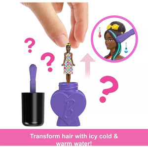 Barbie Surprise Mini BarbieLand Fashionista 1.5" Doll in Nail Polish Container