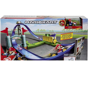 Hot Wheels New Toy Mariokart Circuit Slam Track Set Ages 5+ Race Car Mario Kart