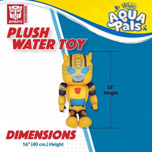 Wahu Aqua Pals Transformers Bumblebee Medium Plush Pool Toy Kids Water Fun 2+
