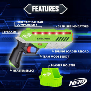Nerf Laser Strike 2 Player Laser Tag Game Pack Blasters Outdoor Play New Toy