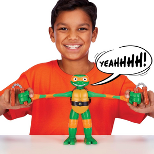 Tales of Teenage Mutant Ninja Turtles Mutations Stretch n Shout Michelangelo New