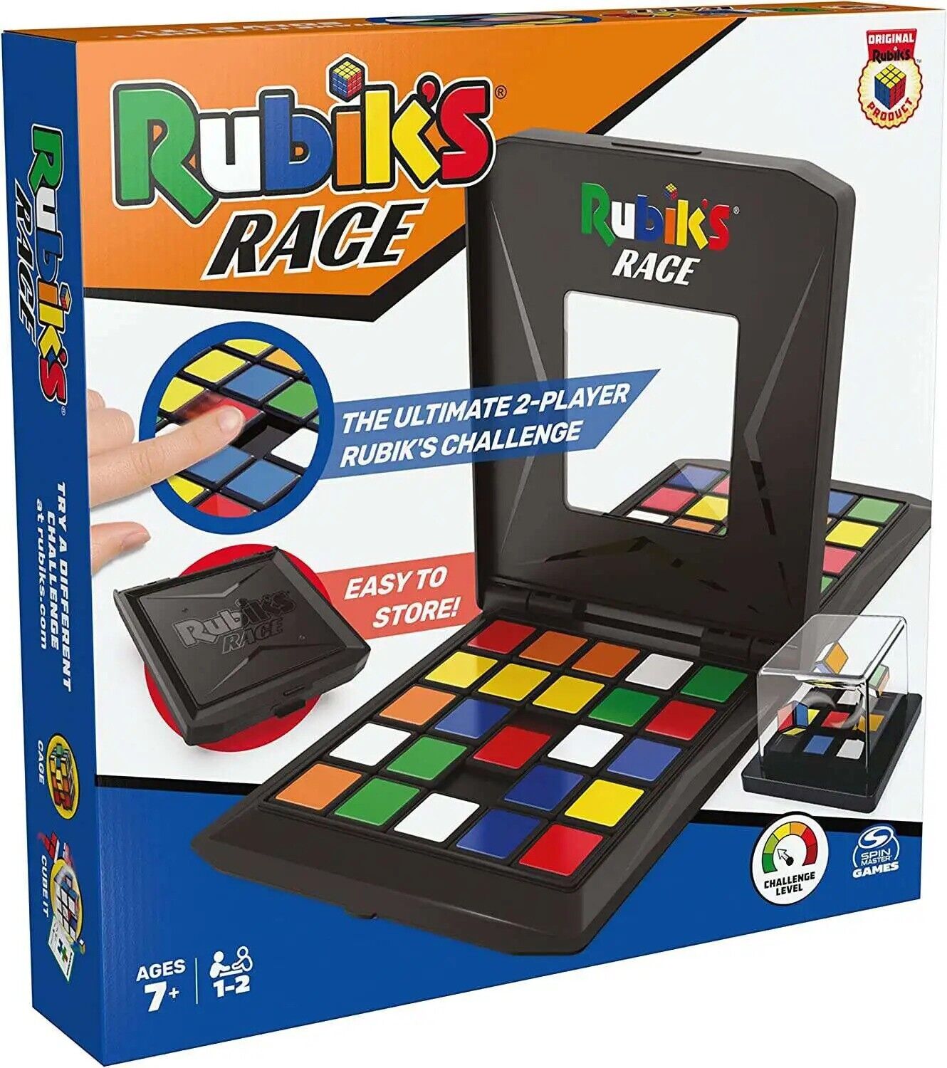 Rubik's Race Classic Fast-Paced Strategy Sequence Brain Teaser Travel Board Gam