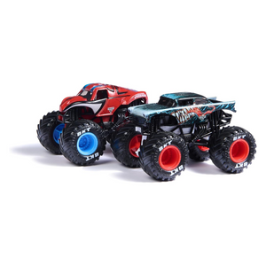 Monster Jam Series 4 Diecast Truck 2 Pack Venom vs Spider Man Battle Ages 3 Plus