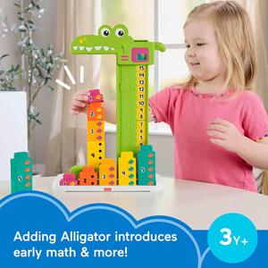 Fisher-Price Adding Alligator Counting Activity Preschool Learning Toy 10 Block