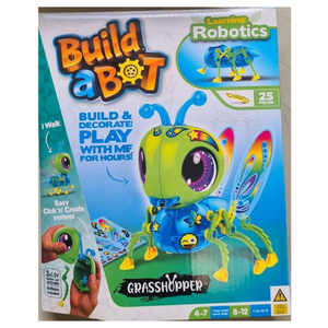 Build a Bot Build Your Own Interactive Pet Grasshopper New Toy