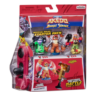 Legends of Akedo Beast Strike Claw Starter Pack 3 Warriors Controller Age 6+