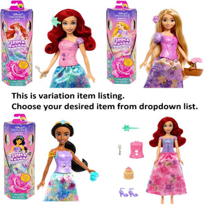 Disney Princess Rapunzel Fashion Doll Set Spin and Reveal With 11 Surprises Play