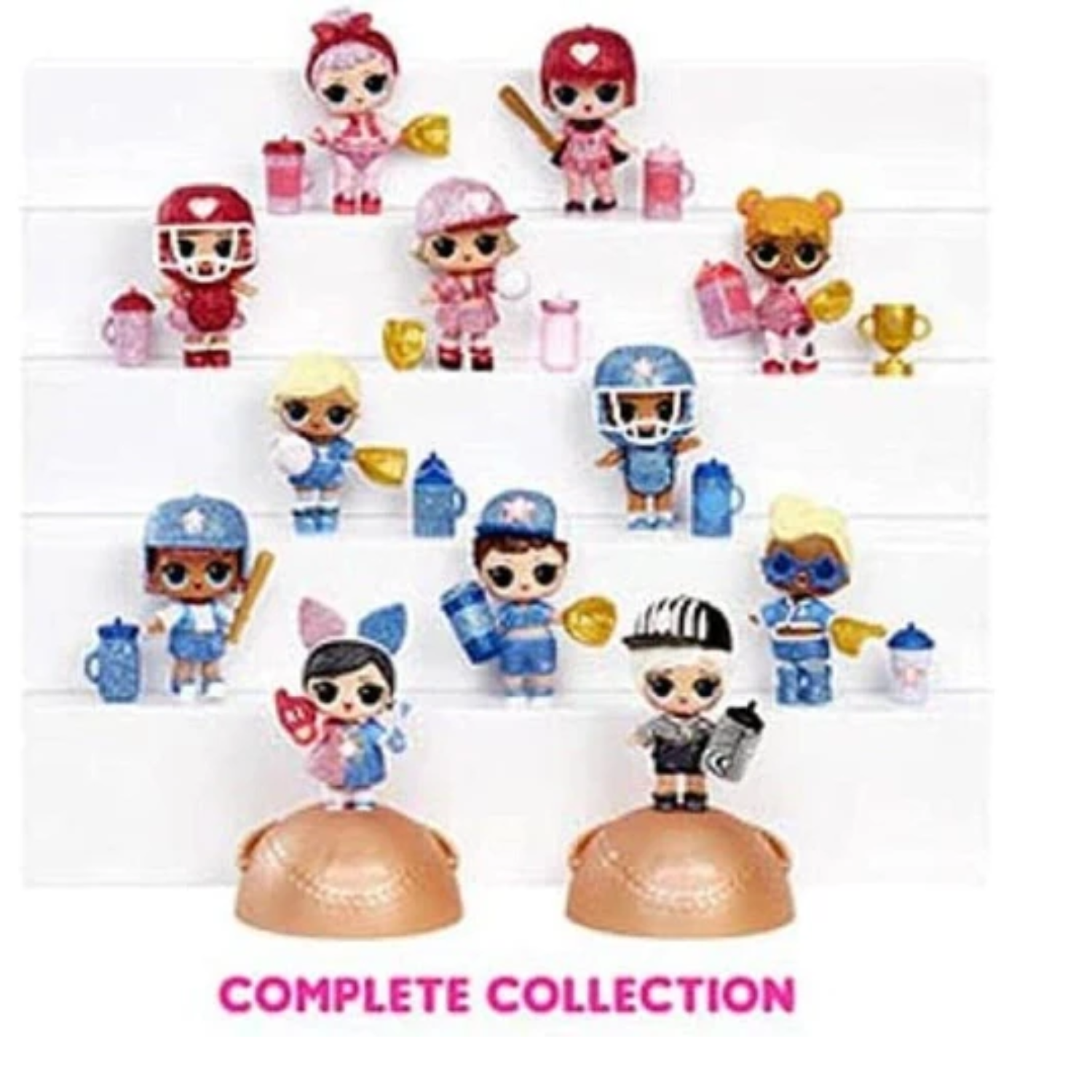 LOL Surprise 12 Baseball Dolls All Star Sports Ultimate Collection L.O.L Sports