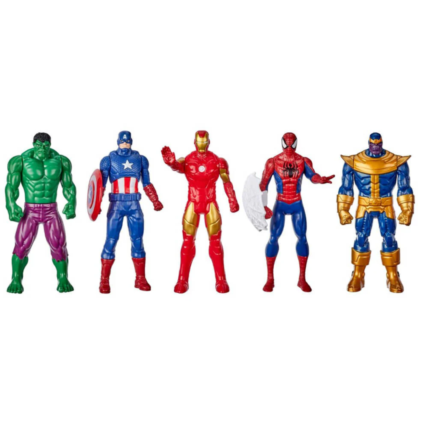 Avengers 6-Inch Action Figure 5-Pack Hulk Captain America Ironman Spiderman