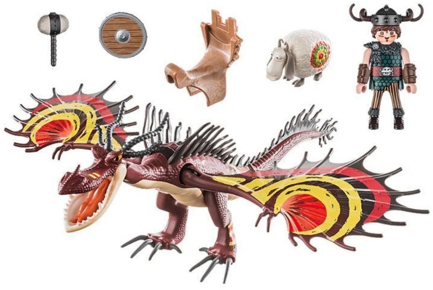 Playmobil 70731 How to Train your Dragon Hoofang and Snotlout Ages 4+ New Toy