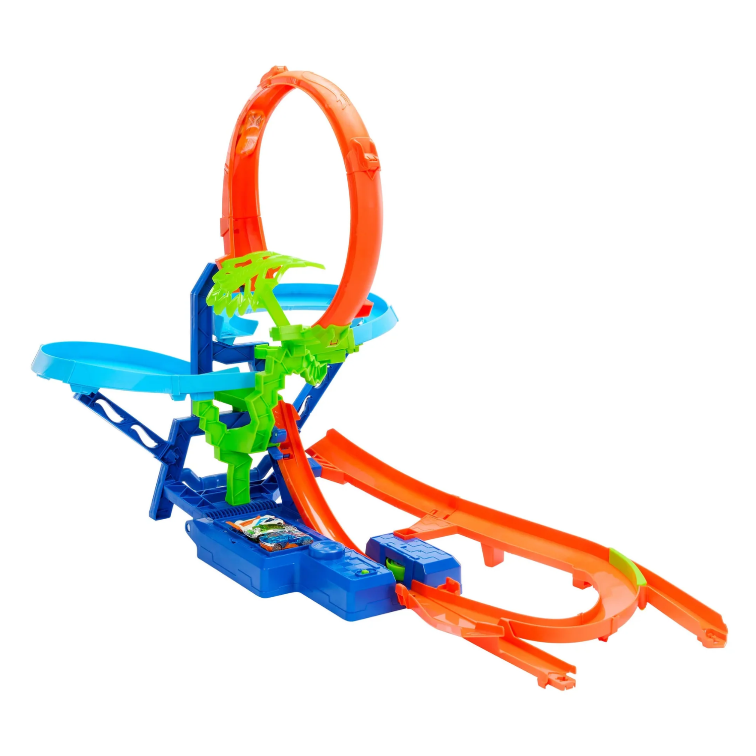 Hot Wheels Stunt Tracks Mid-Air Crash Collision Playset Ages 5+ New Toy