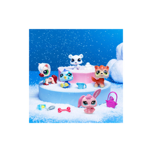 Littlest Pet Shop Winter Besties Collector 5 Pack Accessories Collector Card 4+