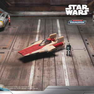Star Wars Micro Galaxy Squadron A Wing 3 Inch Vehicle with Pilot Figure Ages 8+
