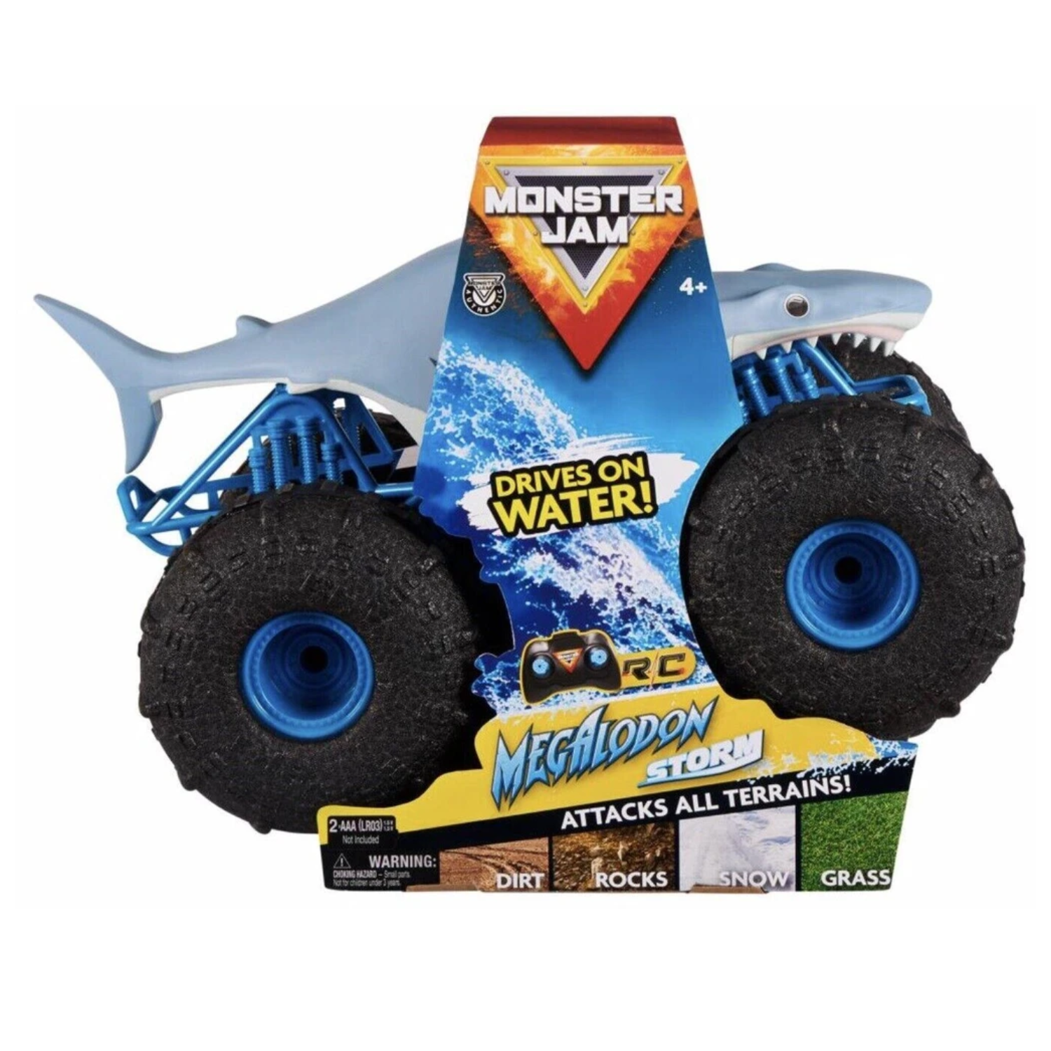 Monster Jam Official Megalodon Remote Control Truck 1:15 RC Car Fun