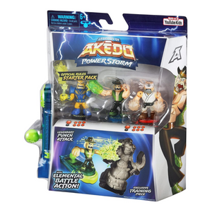 Akedo Legends of Powerstorm Starter Pack Legendary Punch Attack New Toy