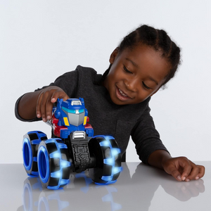 Transformers Optimus Prime Monster Treads Truck with Light-Up Wheels Toy