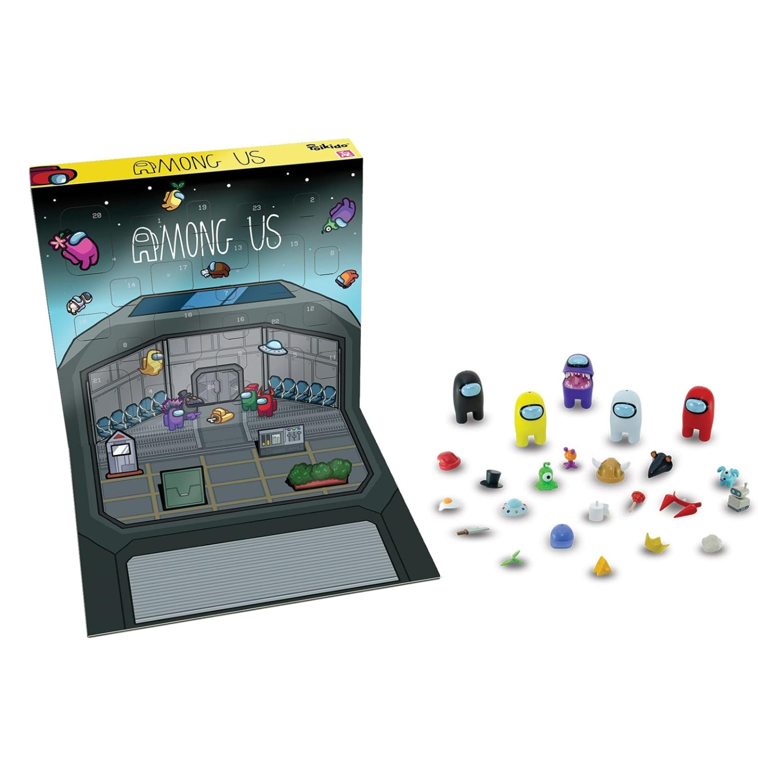 Among Us Surprise Gift Box 24 Mystery Figurines Accessories Advent Calendar Kids