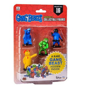 Gang Beasts 5 Pack Figures Assorted Ages 6+ New Collectible Toy Video Game
