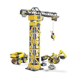 HEXBUG VEX Construction Zone 1350 Piece Crane Dump Truck Backhoe Building Toy