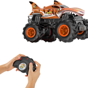 Hot Wheels Monster Trucks RC Tiger Shark 1:24 Remote Control Car Toy Age 4+