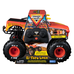 Monster Jam El Toro Loco RC Monster Truck Smoke Effects Functional Dual Joystick