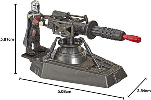 Star Wars Mission Fleet Expedition Class The Mandalorian Hover E-Web Cannon Play
