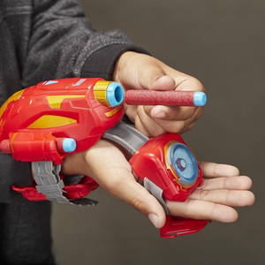 Iron Man Repulsor Blast Gauntlet Nerf Power Moves Dart Launching New Toy